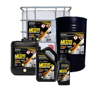 PrixMax MEG95 Premium Universal Antifreeze Antiboil OAT Coolant Concentrate Or Premix