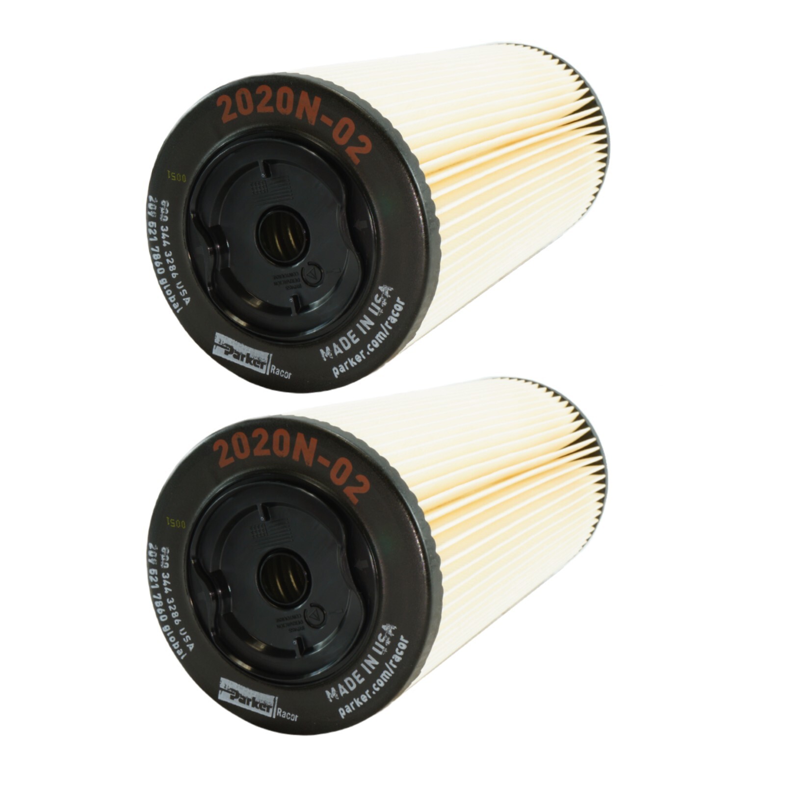 2 X RACOR 2020SM-OR 2-Micron Fuel Filter Element, P552023, FS20201 ...