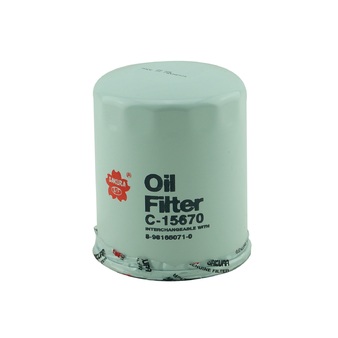 C-15671 Sakura Oil Filter - Fits Isuzu + More Xref: Z929, 8981650710, WCO173