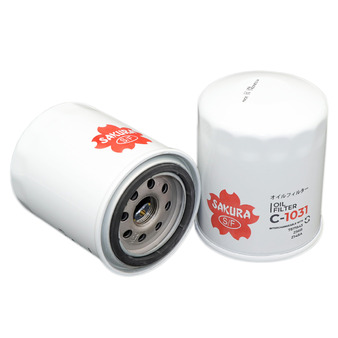 C-1031 Sakura Oil Filter - Ford, Mazda + More Xref: Z56, WZ56, W92047, P502051, MD162326,  LF3536, 15400PE6003