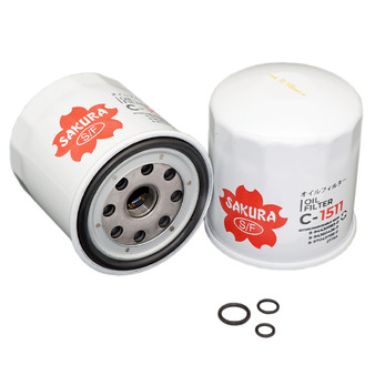 C-1511 Sakura Oil Filter -  Fits Isuzu, Holden + more Xref: Z178, WZ178, LF3528, B109, P502039