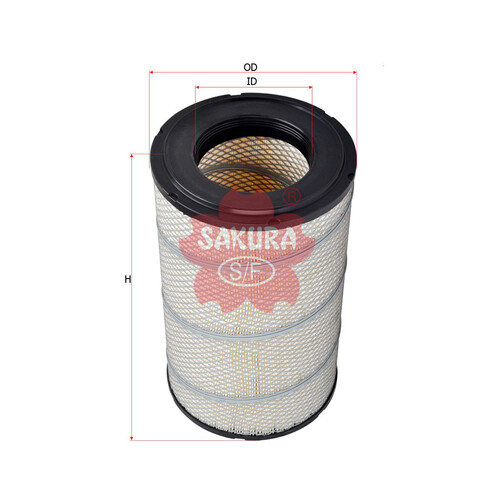 FA-5801 Sakura Air Filter- Fits Mitsubishi, Ford + More Xref: HDA5878, P536036, AF25365