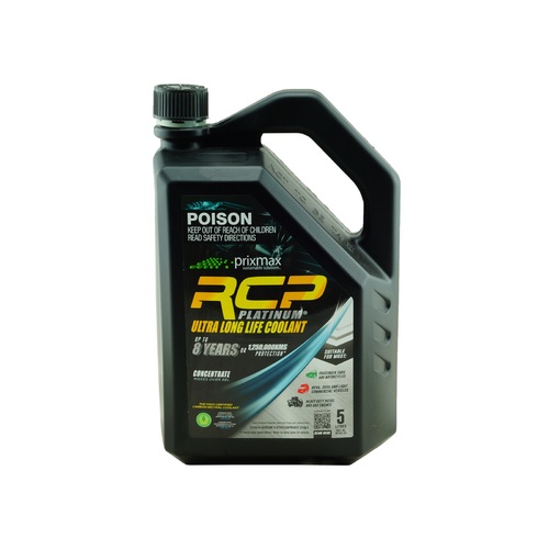 PrixMax RCP Platinum Premium Universal Non Antifreeze OAT Coolant Concentrate 5L 